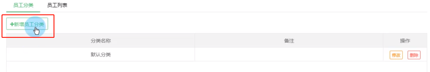 员工分类